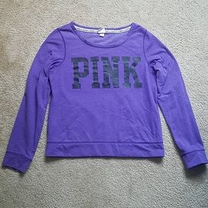 PINK Victoria's secret purple long sleeve shirt